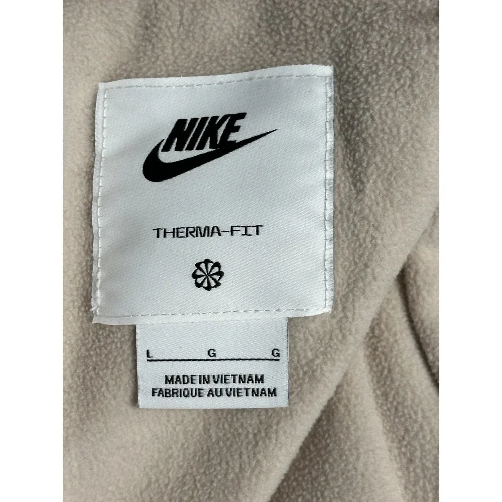 Nike Therma Fit Size L Hooded Zip Puffer Windrunner Jacket Coat DD6857-206